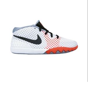 Nike Kyrie 1 Basketball Shoes - White/Infrared/Black - Youth Size 7